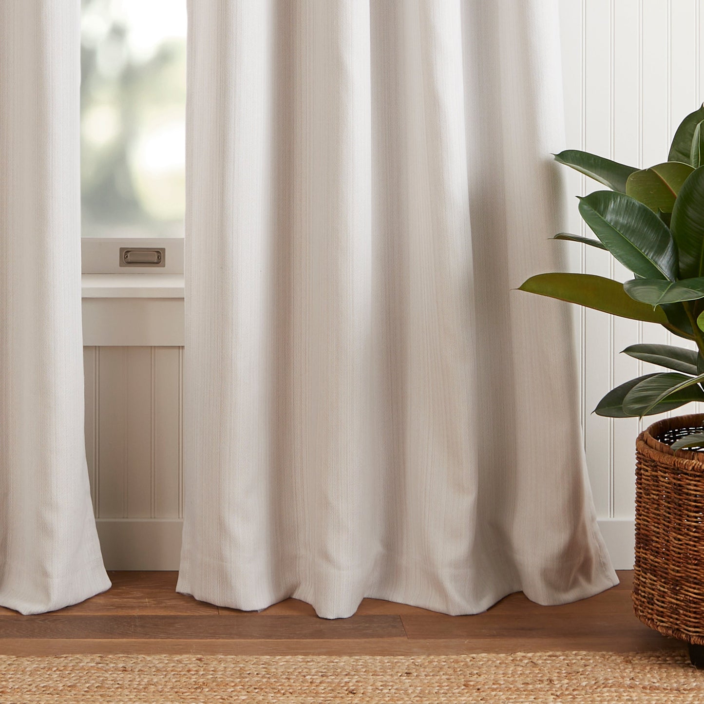 Martha Stewart Reed Grommet Blackout Curtain Panel