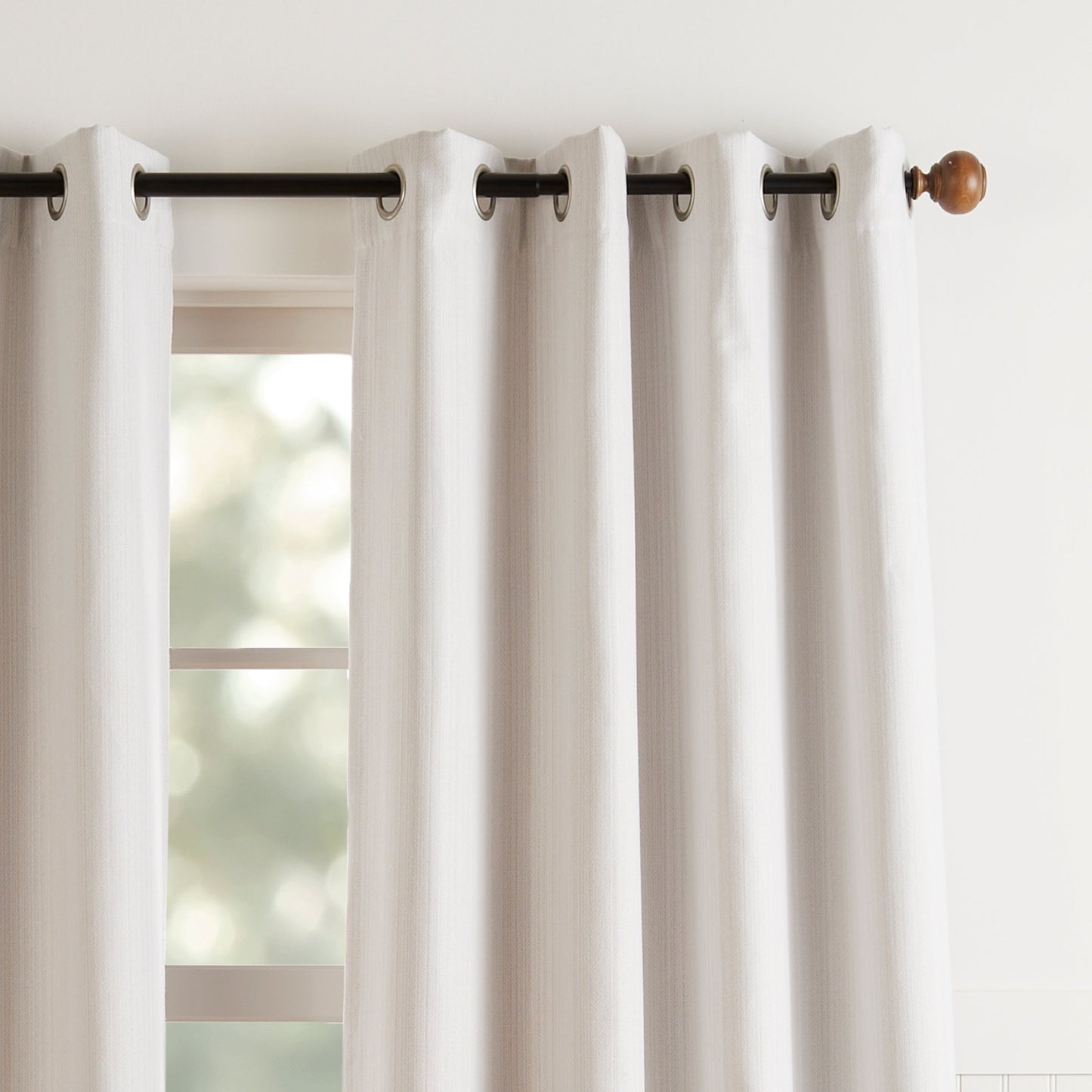 Martha Stewart Reed Grommet Blackout Curtain Panel