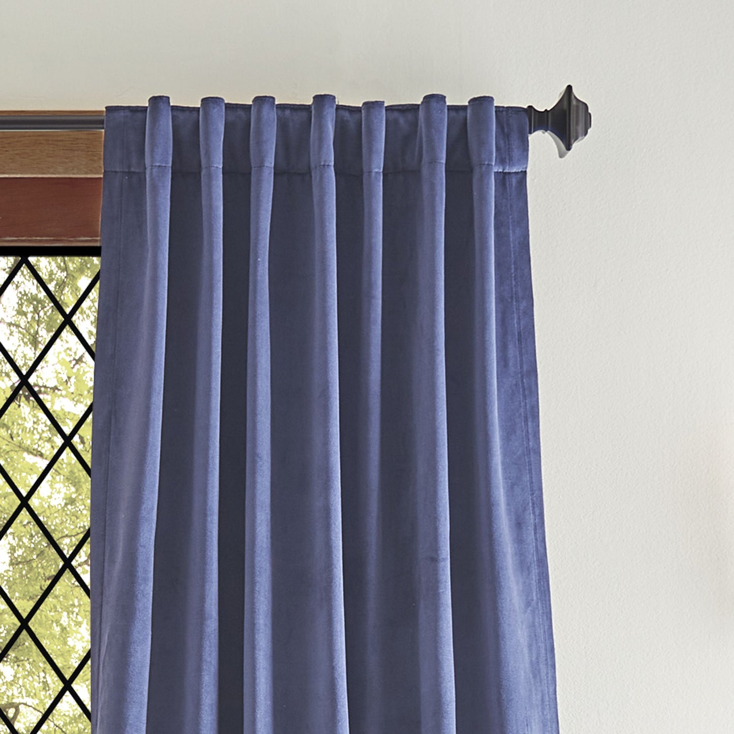 Martha Stewart Lucca Velvet Blackout Curtain Panel