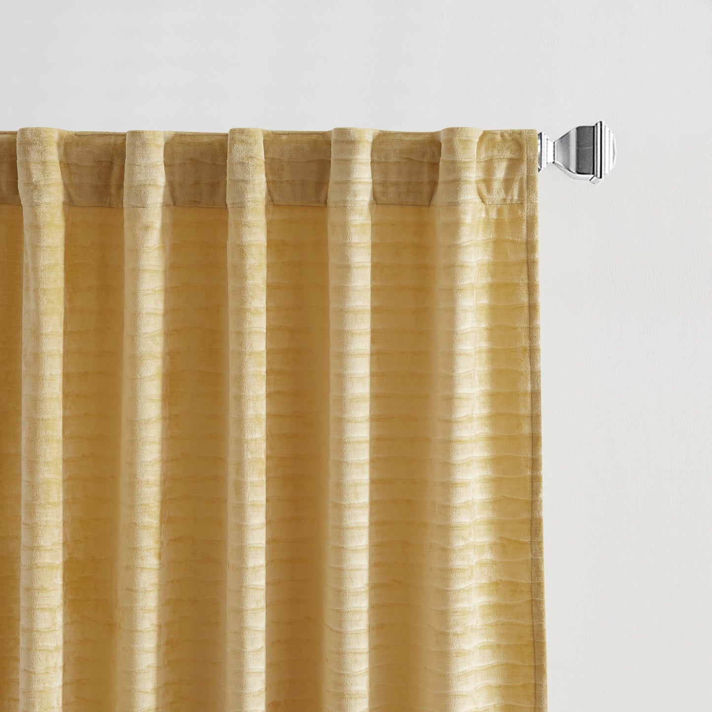 Martha Stewart Wave Prägte Vorhang-Panel-Paar