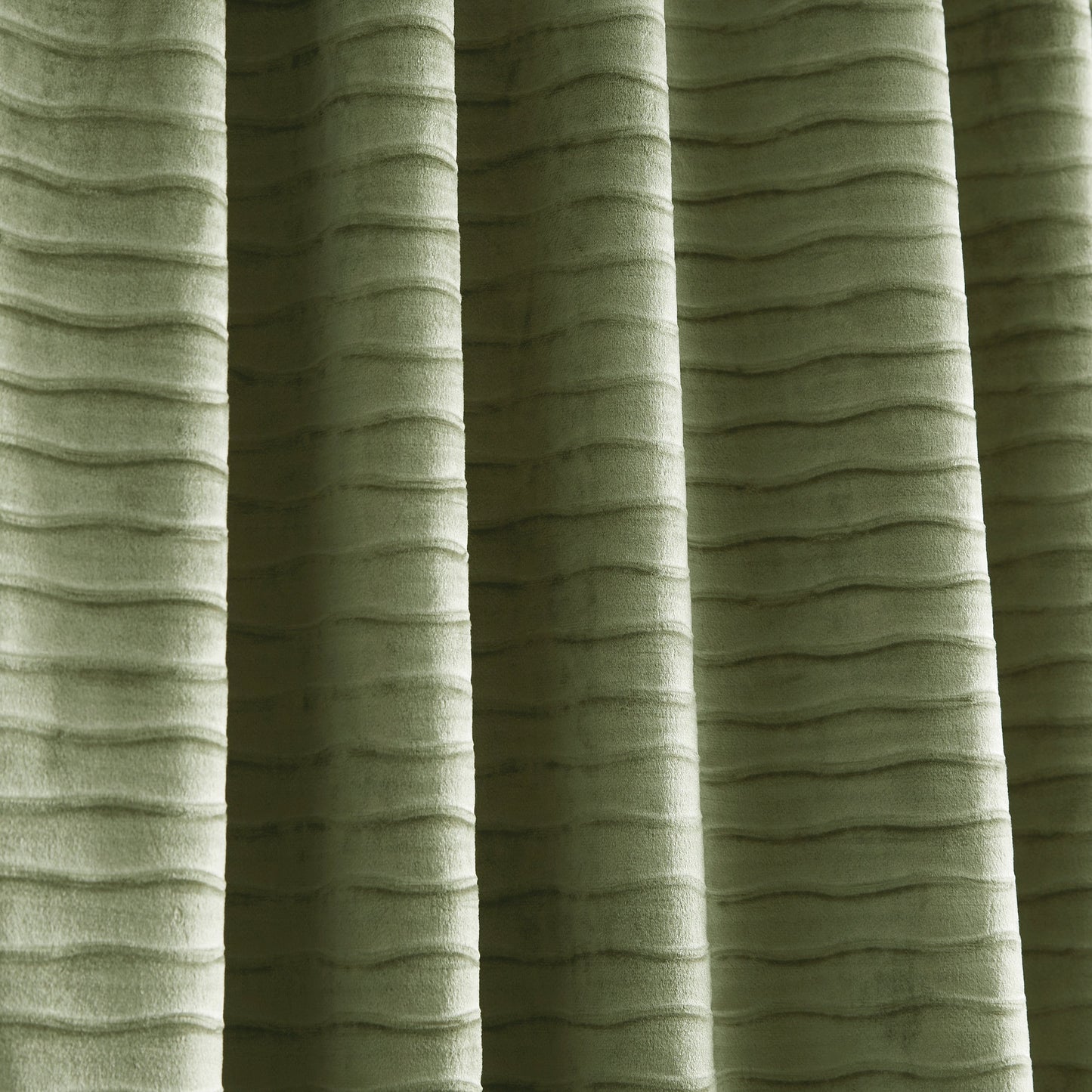 Martha Stewart Wave Prägte Vorhang-Panel-Paar