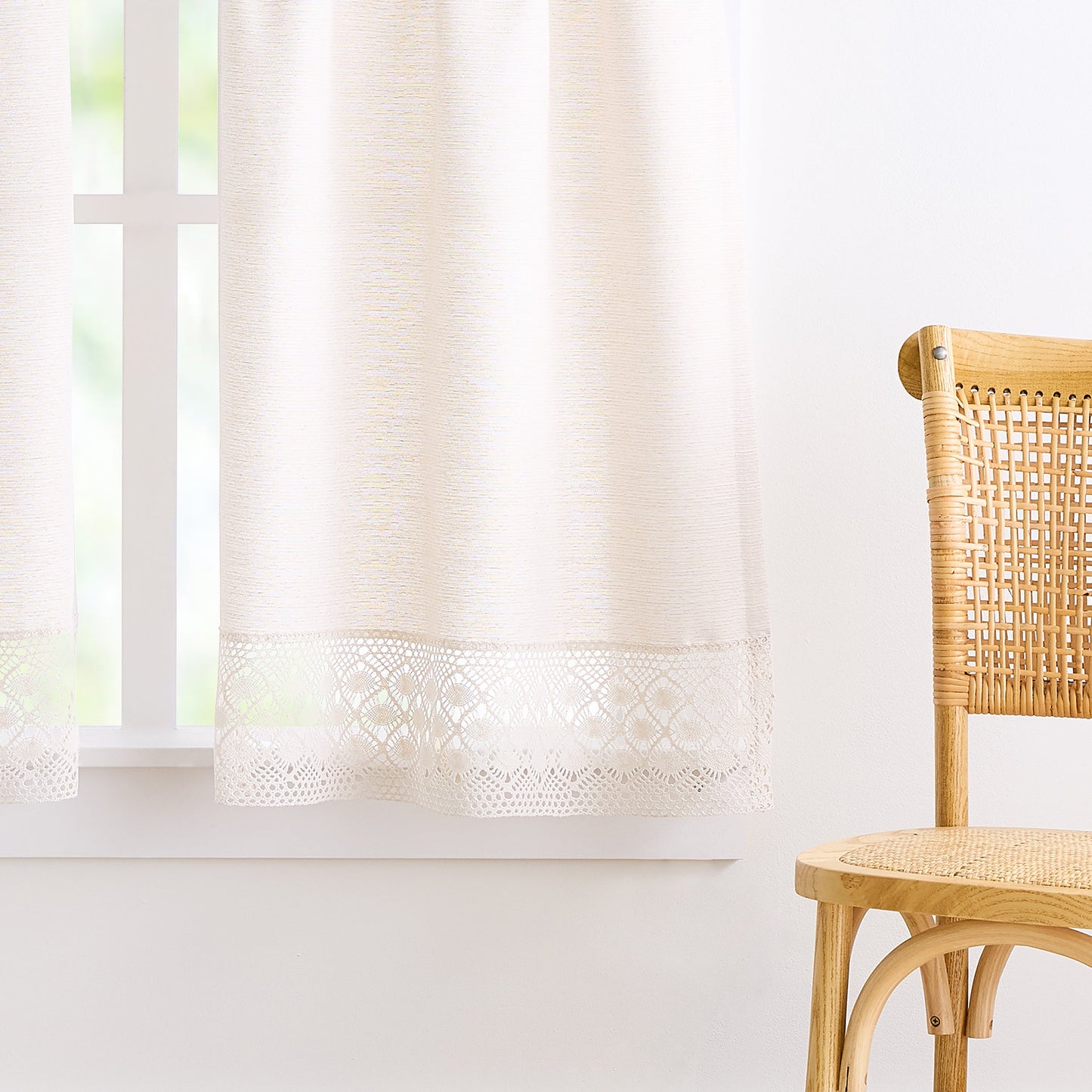 Peri Home Bahia 3-Piece Valance & Tiers Set
