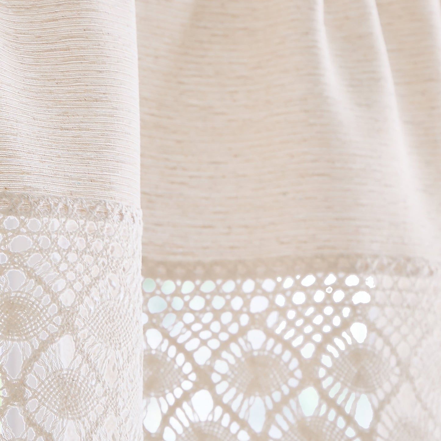 Peri Home Bahia 3-Piece Valance & Tiers Set