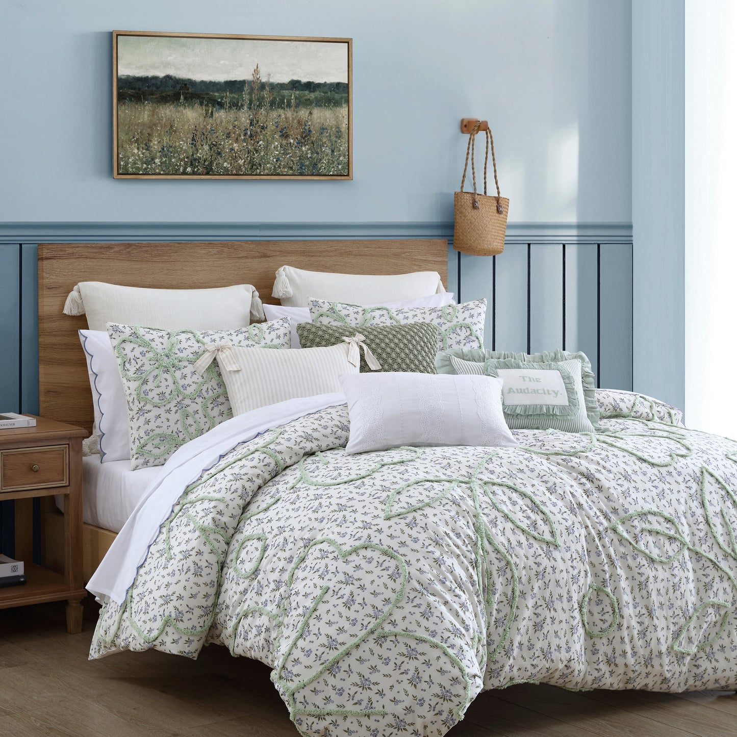 Peri Home Blaubeer-Chenille-Duvet-Set