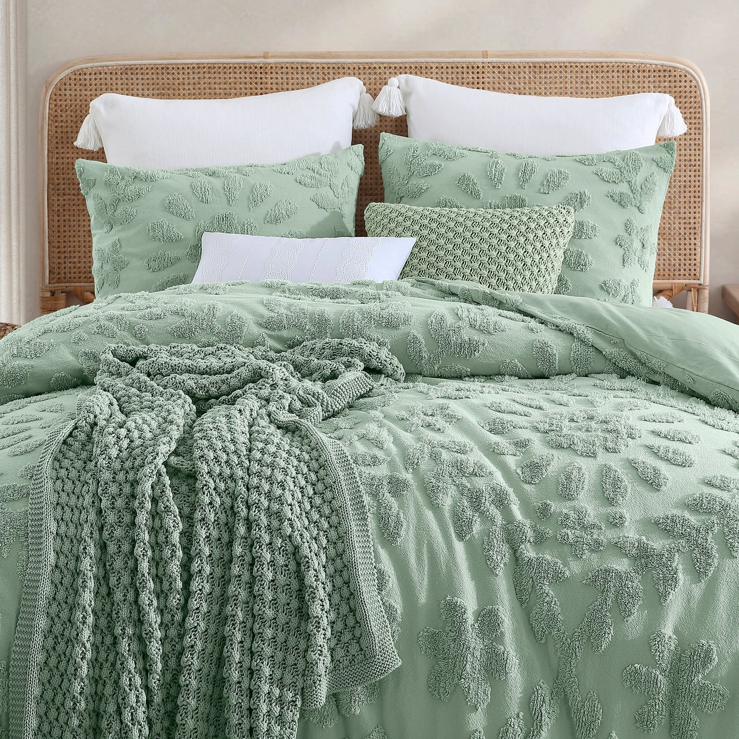 Peri Home Chenille Laurel Duvet Set Sammlung