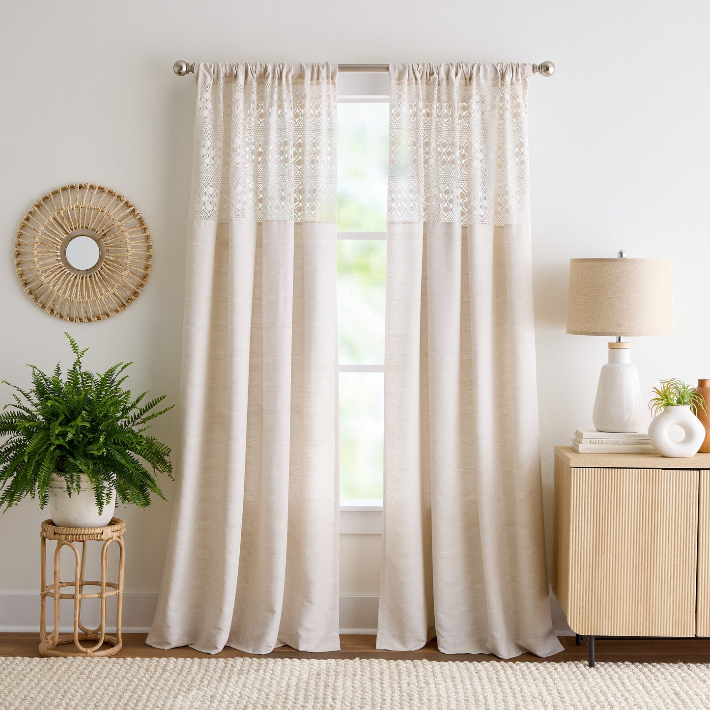 Peri Home Bahia Vorhang, Set von 2 Panels
