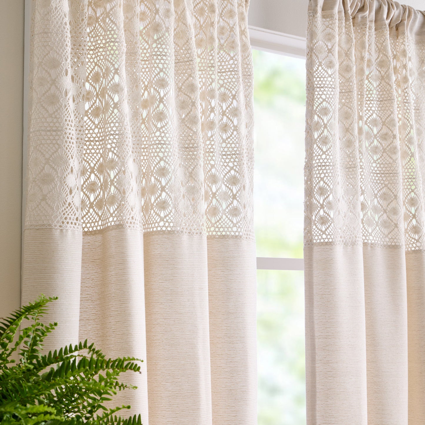 Peri Home Bahia Vorhang, Set von 2 Panels