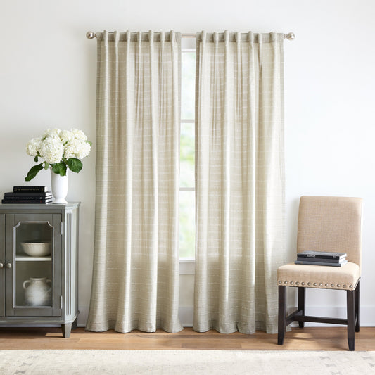Martha Stewart Ava Vorhang, Set von 2 Panels