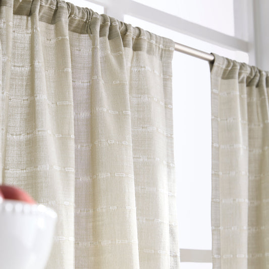 Martha Stewart Ava 3-Piece Valance & Tiers Set