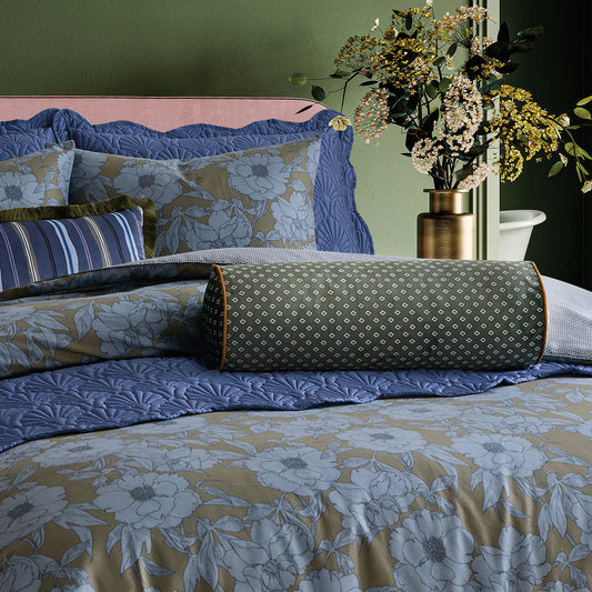 Ted Baker Diamond gedrucktes Bolster Kissen