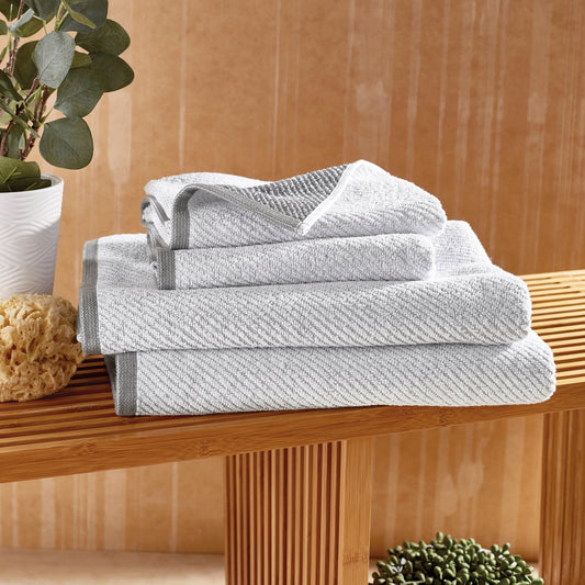 Wellbe Refresh Charcoal 4-Piece-Tuchset