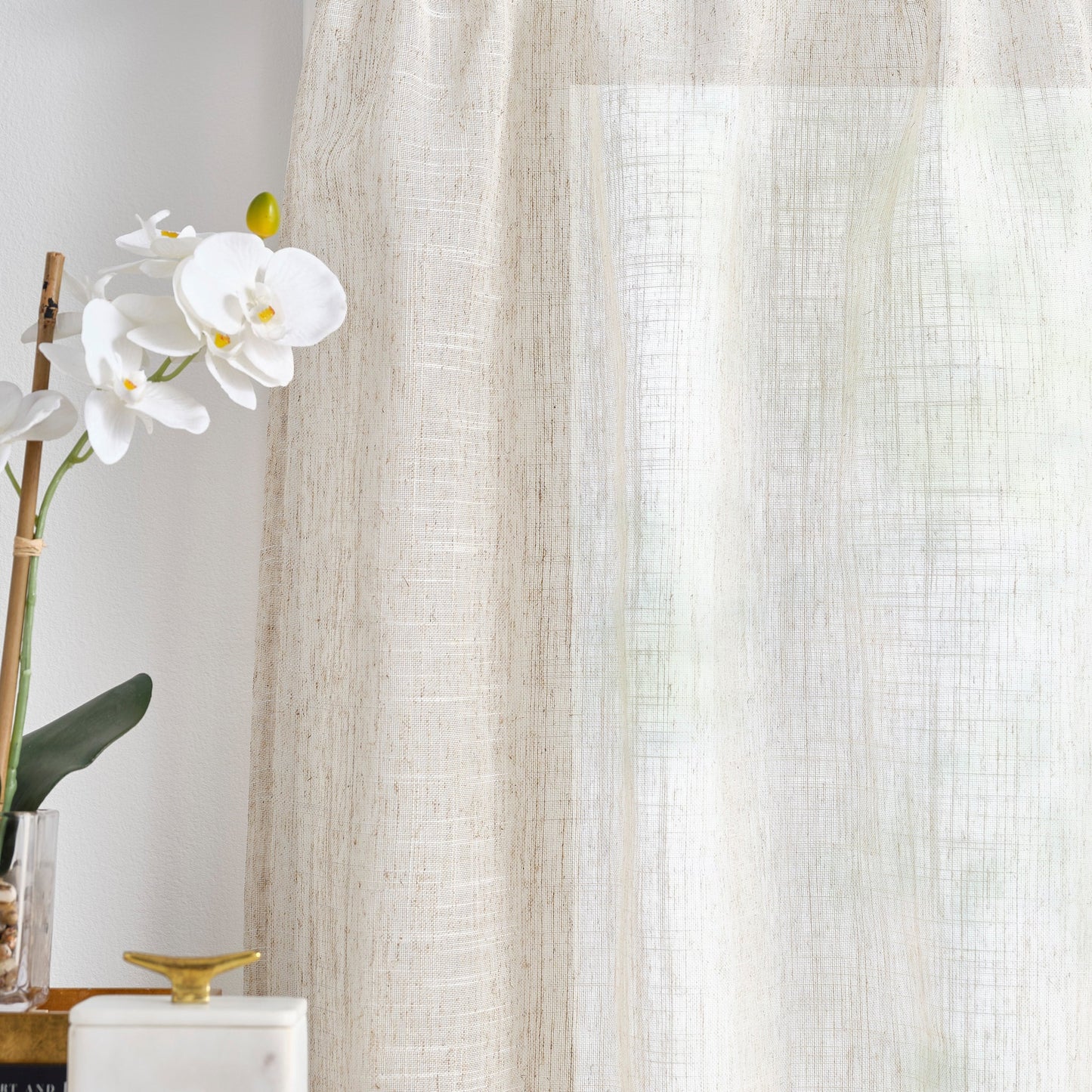 DKNY Classic Leinen Grommet Vorhänge