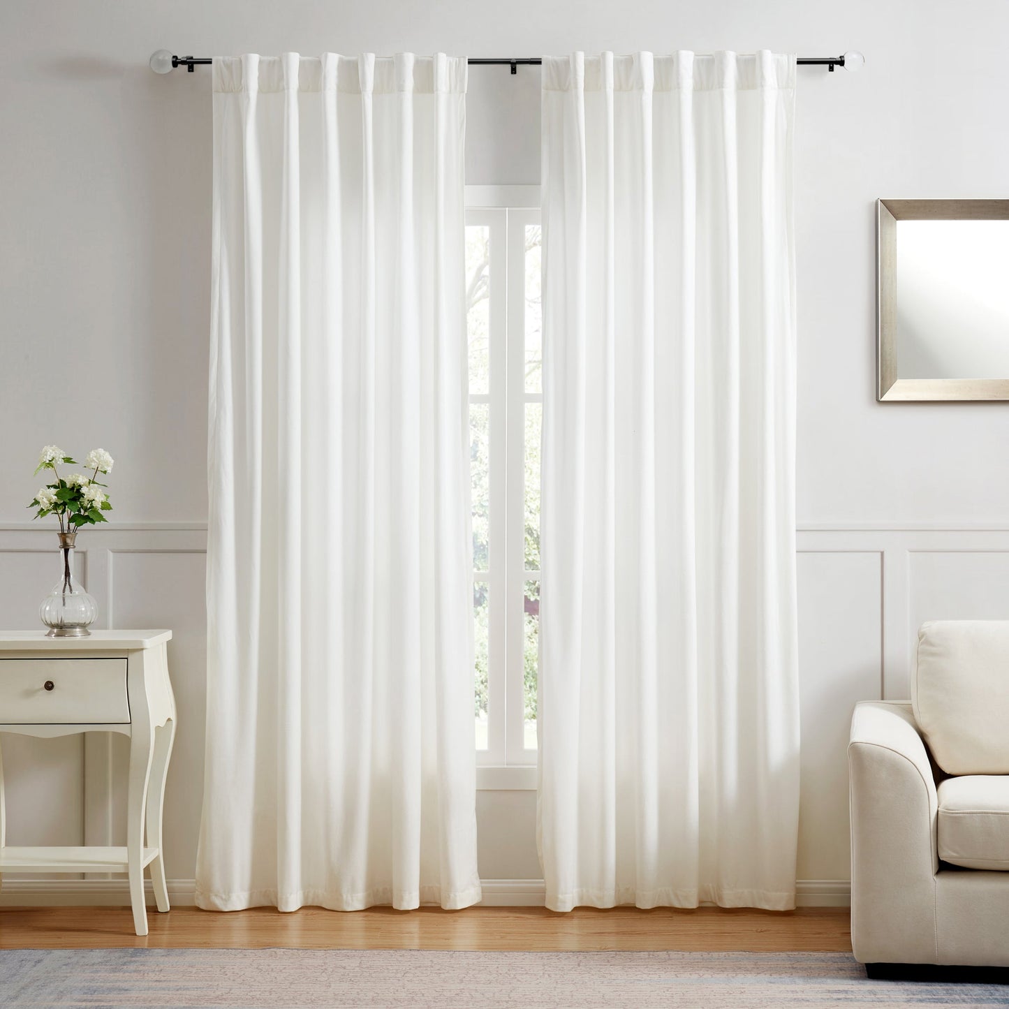 Martha Stewart Beaufort Fenster Rod und Finial Set