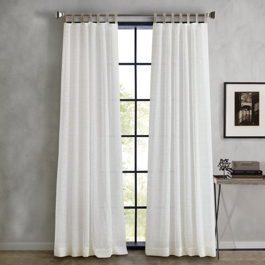 DKNY Antigua Jute Curtain Panel Paar