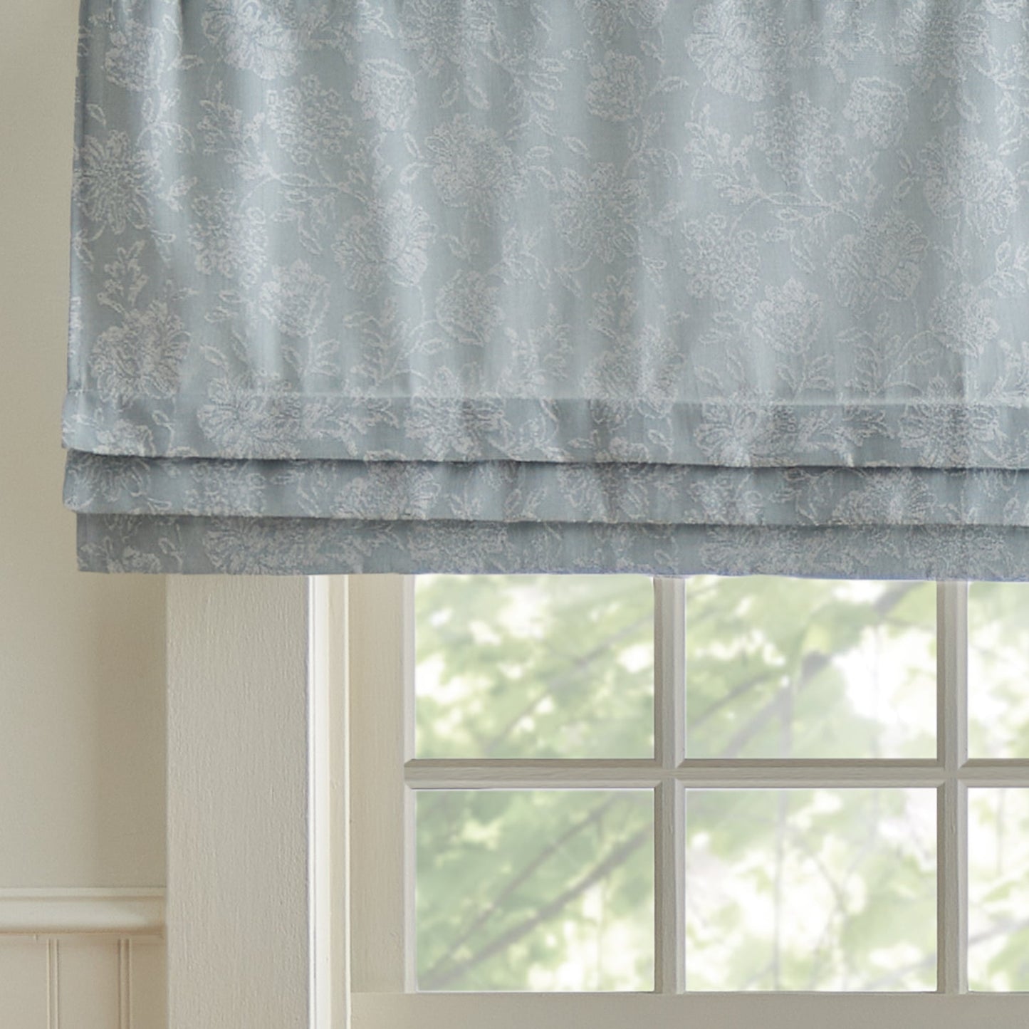 Martha Stewart Cottage Floral Lined Valance