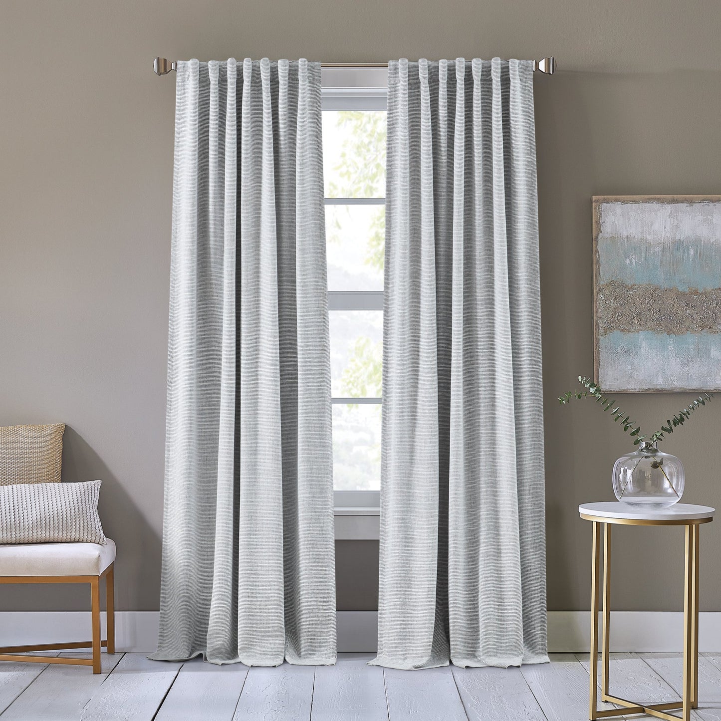 DKNY Bennett Blackout Curtain Panel Paar