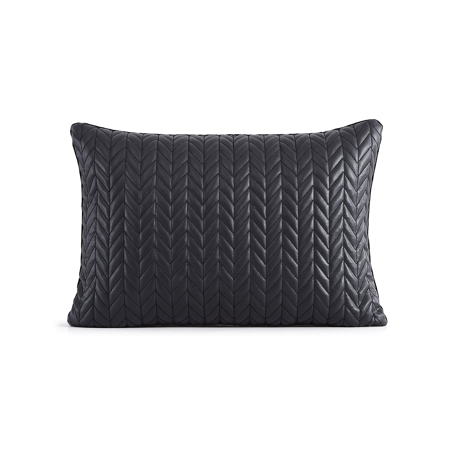 KARL LAGERFELD PARIS Chevron Quilted Dekoratives Kissen