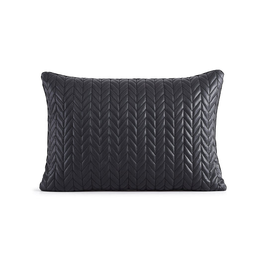 KARL LAGERFELD PARIS Chevron Quilted Dekoratives Kissen