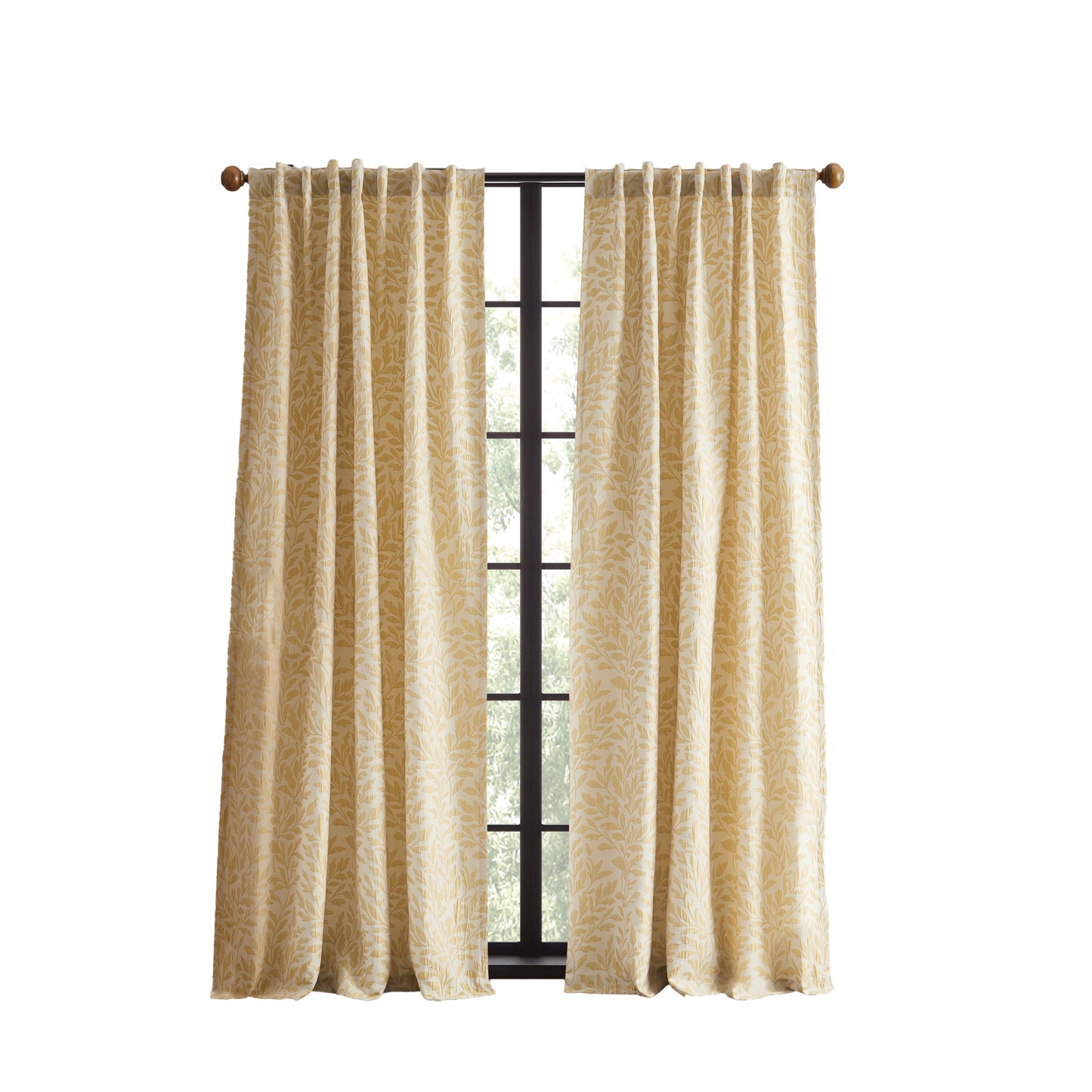 Martha Stewart Vineyard Curtain Panel Paar