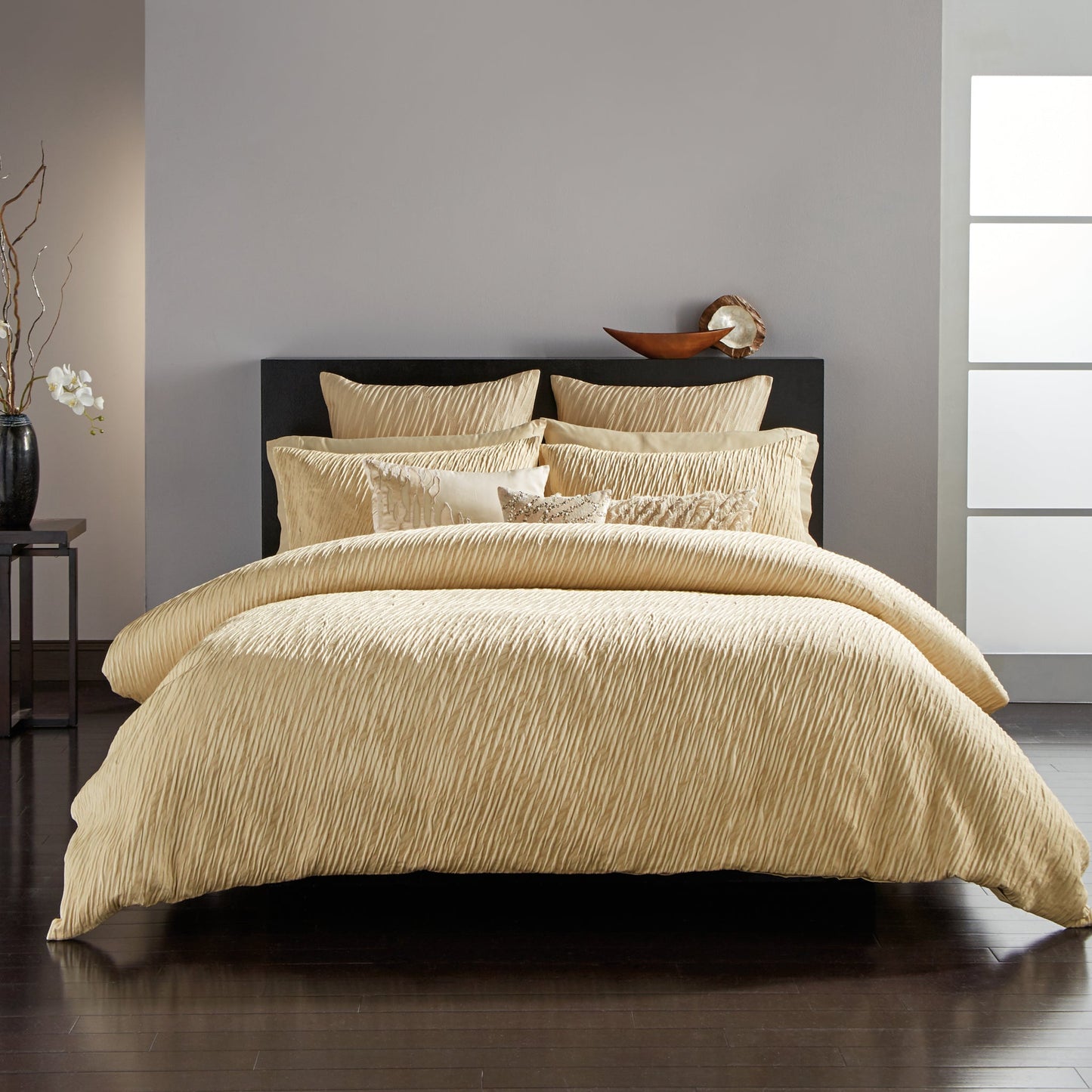 Donna Karan Home 16X20 Dekoratives Kissen Goldstaub