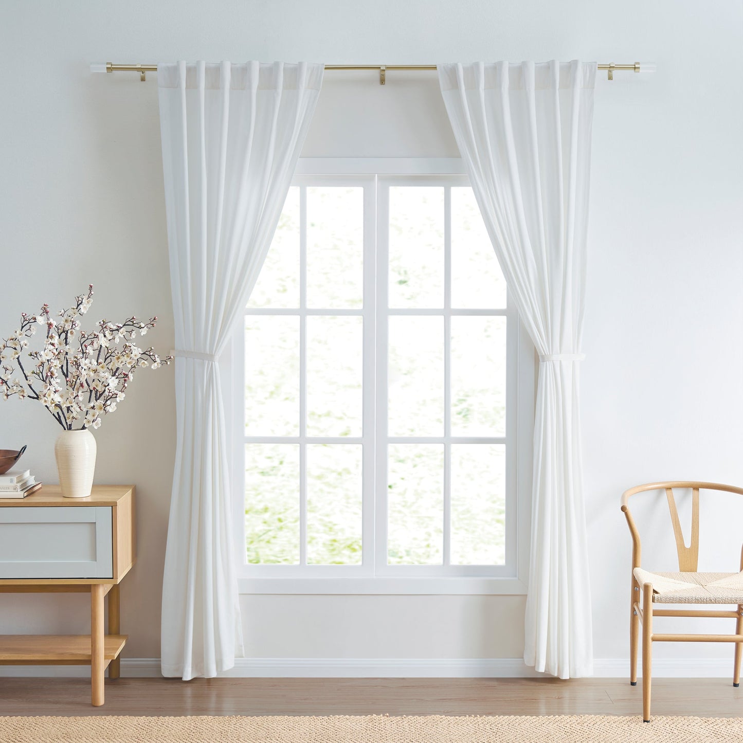 DKNY Liam Curtain Rod Set