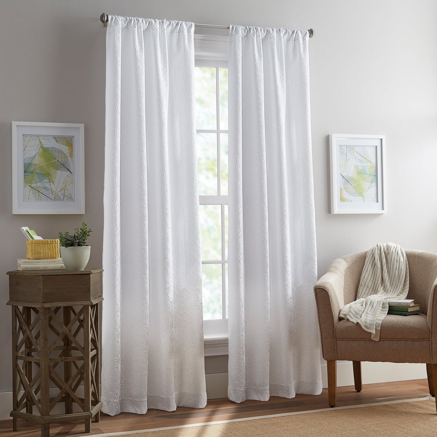 Peri Home Filigree Vorhang Poletop Panel Paar