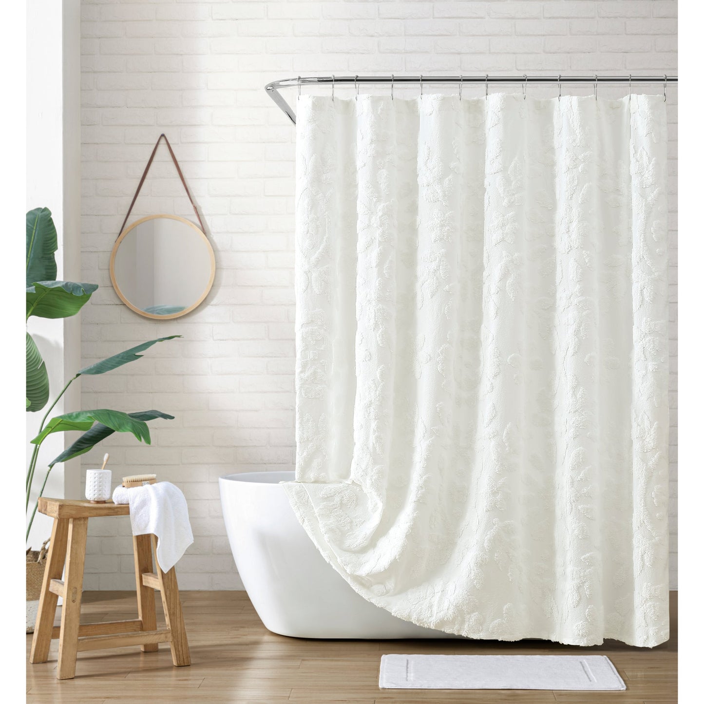 Peri Home Chenille Laurel Duschvorhang