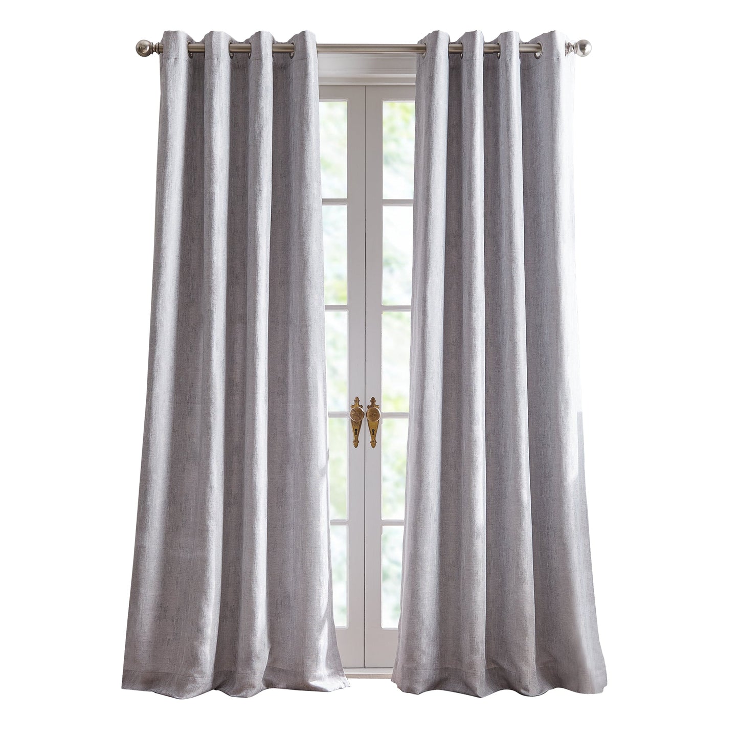 KARL LAGERFELD PARIS Ember Blackout Curtain Panel Paar
