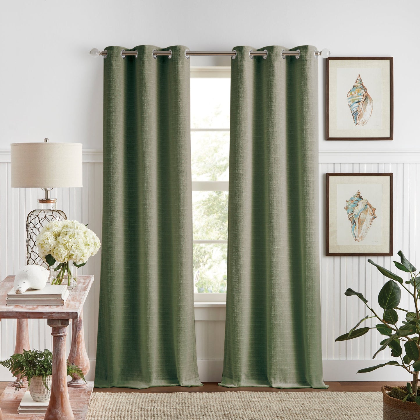 Martha Stewart Sutter Room Darkening Curtain Panel Paar