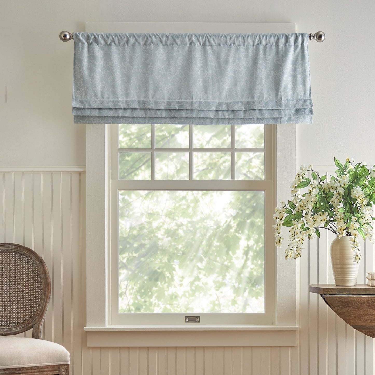 Martha Stewart Cottage Floral Lined Valance