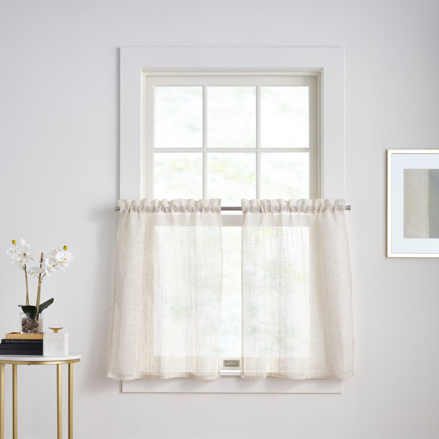 DKNY Classic Leinen Grommet Vorhänge