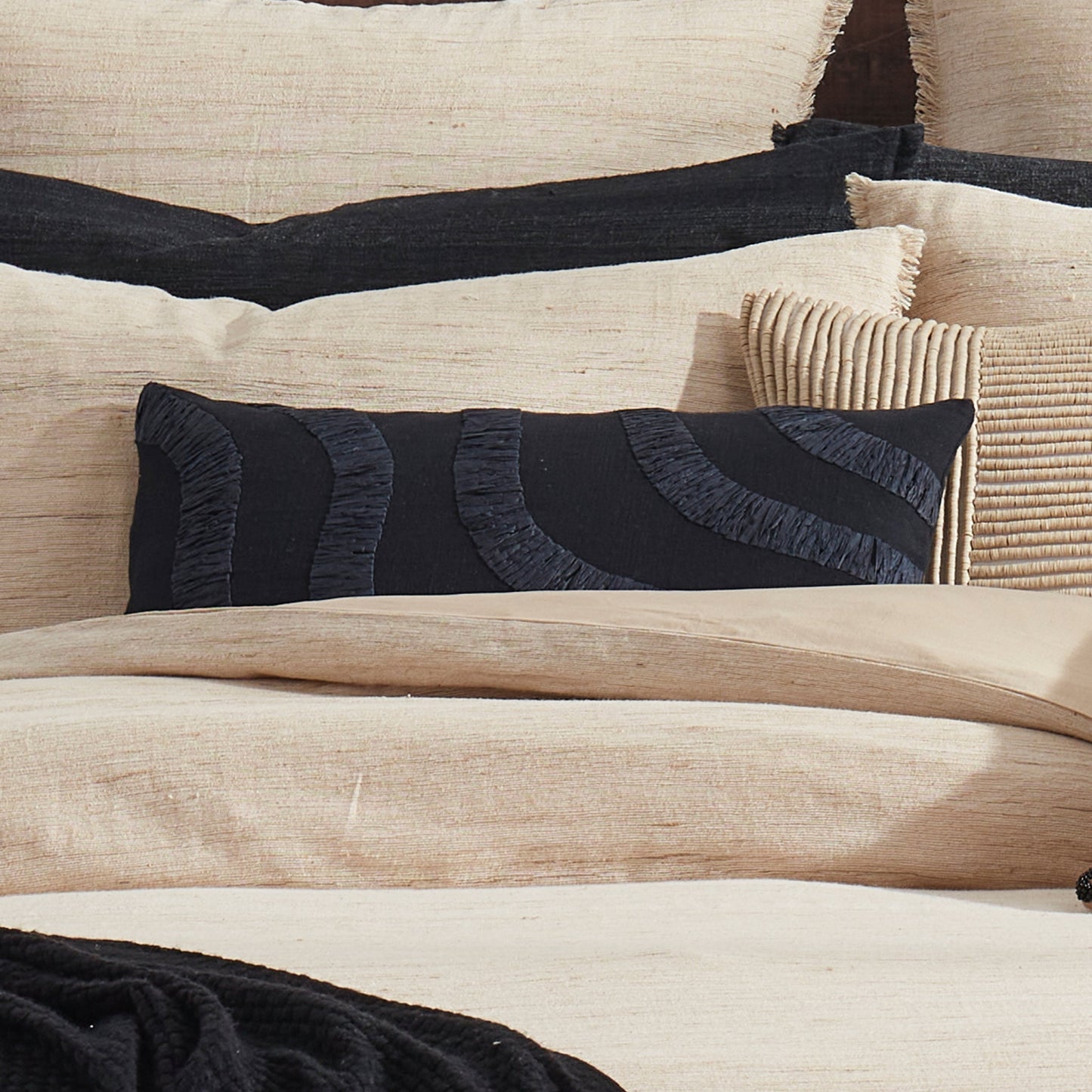 Donna Karan Wave Dekoratives Kissen