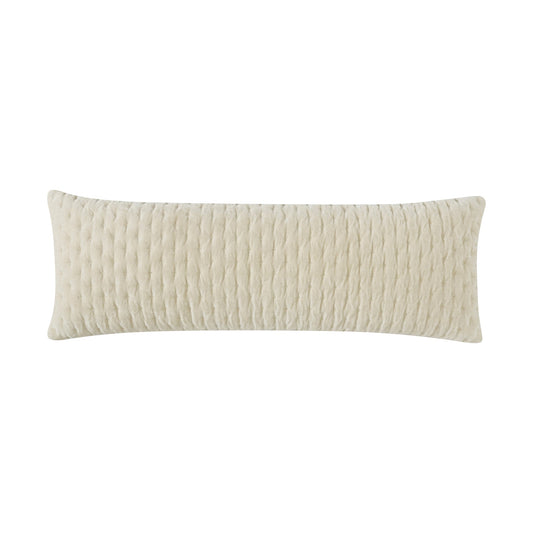 DKNY PURE Velvet Quilt Bolster - Dekoratives Kissen
