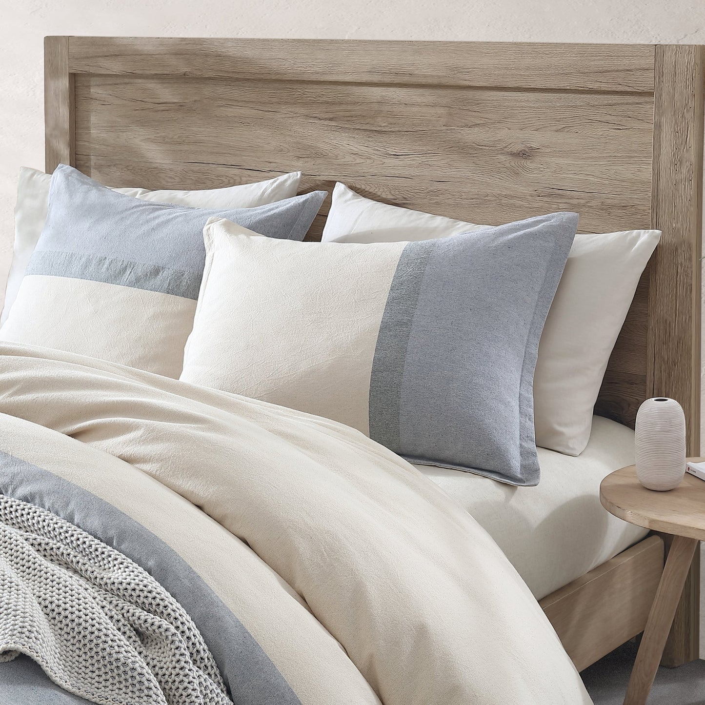 DKNY Reines recyceltes Colorblock Duvet Set