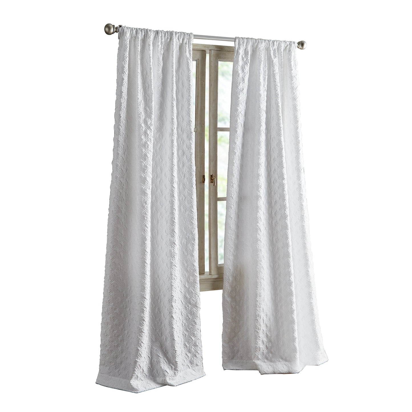 Peri Home Diamantvorhang Poletop Panel Paar