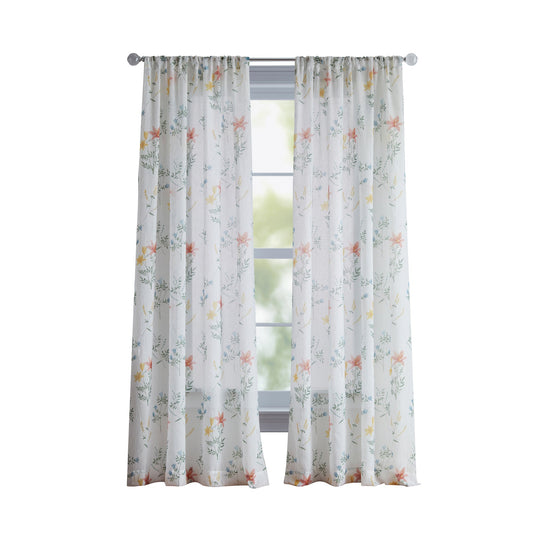 Vorhangwerke Primavera Crushed Voile Vorhang Panel-Paar
