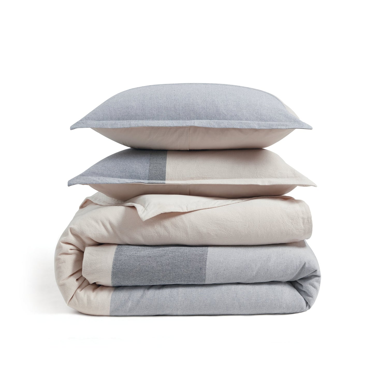 DKNY Reines recyceltes Colorblock Duvet Set