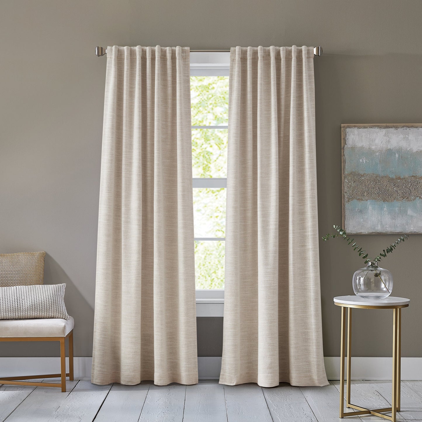 DKNY Bennett Blackout Curtain Panel Paar