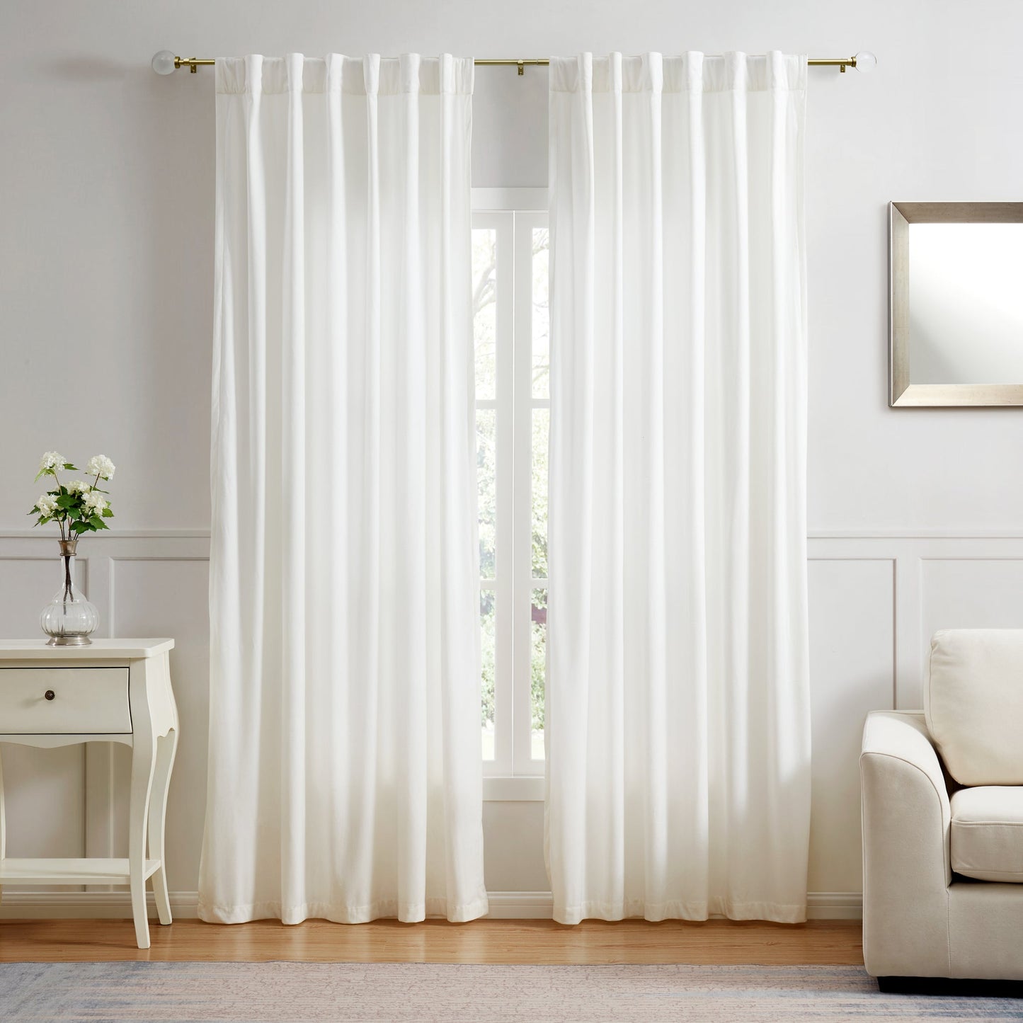 Martha Stewart Beaufort Fenster Rod und Finial Set