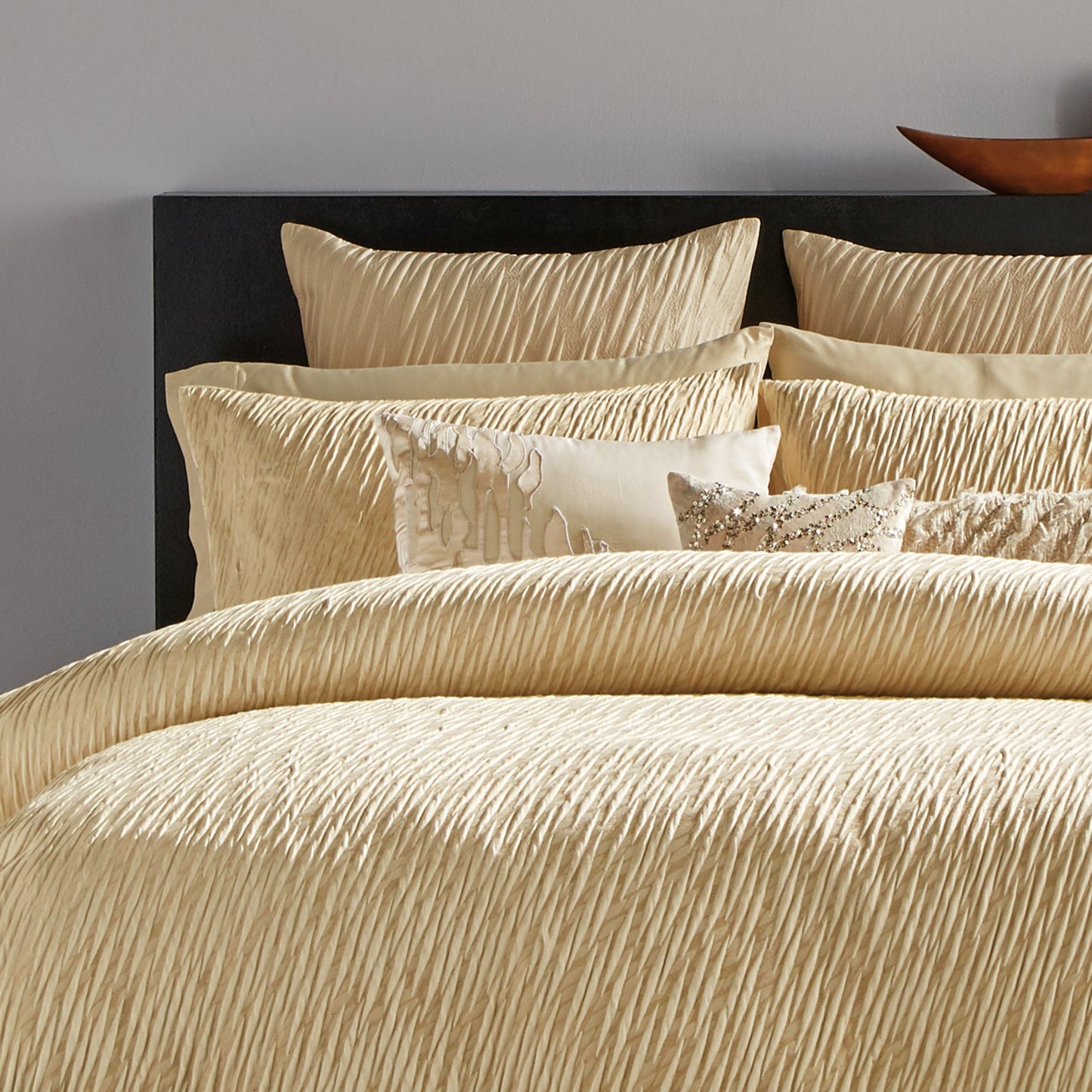 Donna Karan Home 16X20 Dekoratives Kissen Goldstaub