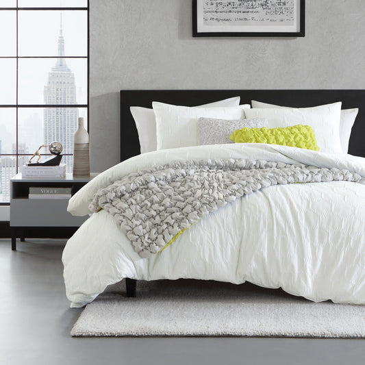 DKNY Moderne Hexagon-Duvet-Set