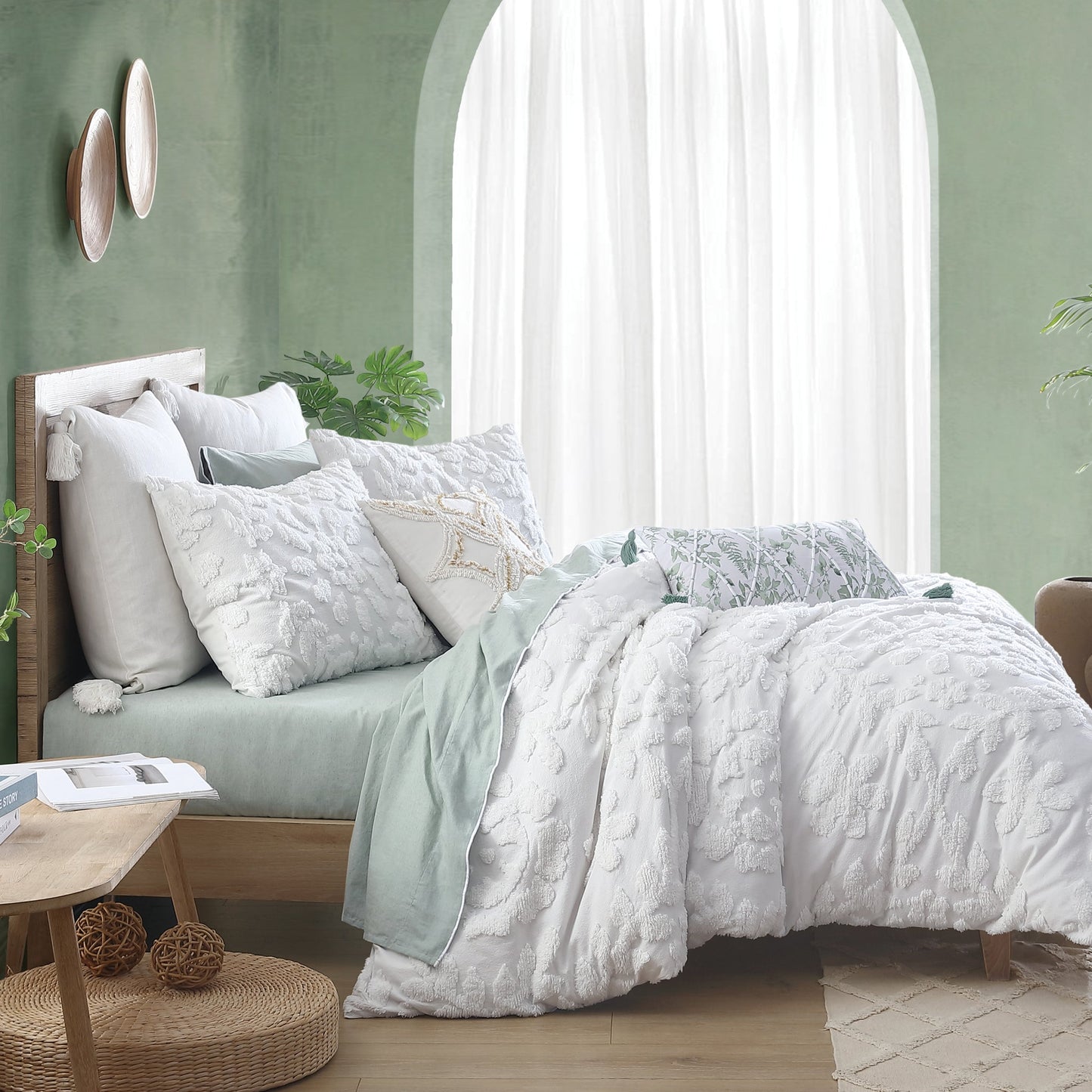 Peri Home Chenille Laurel Duvet Set Sammlung