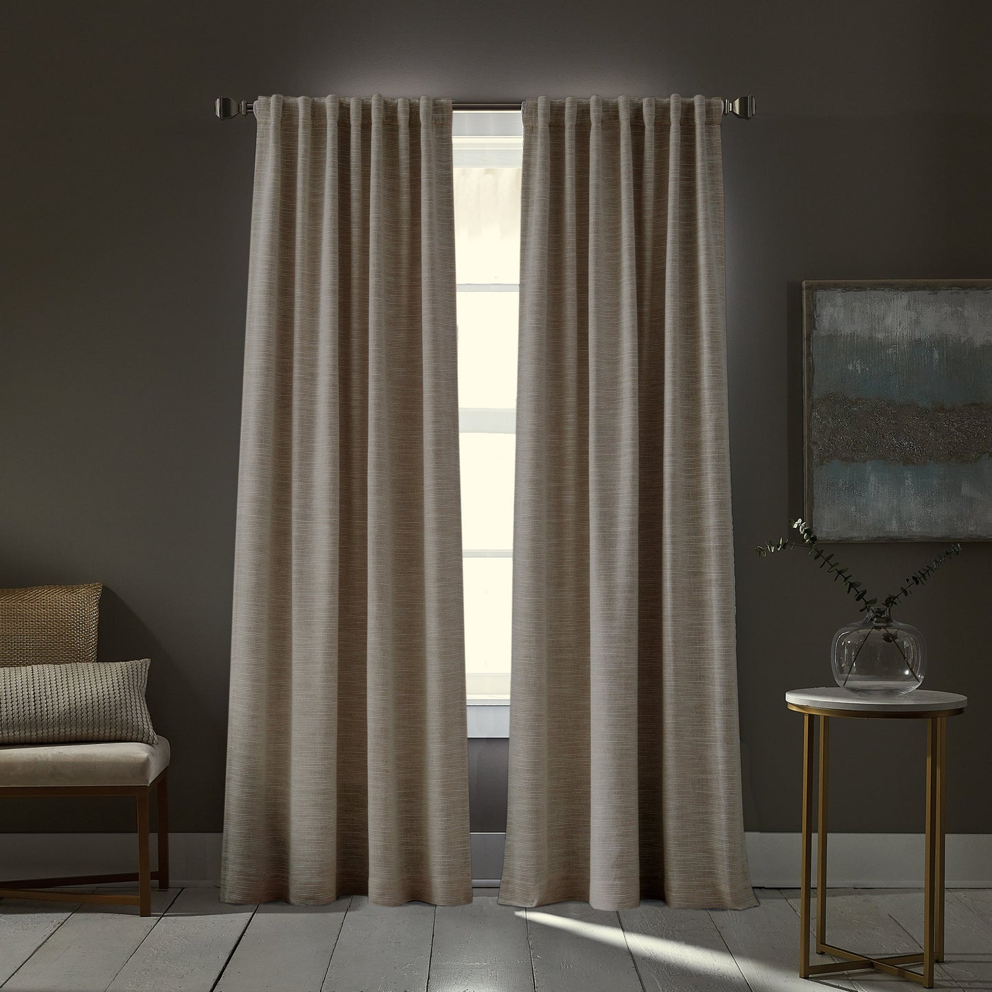 DKNY Bennett Blackout Curtain Panel Paar